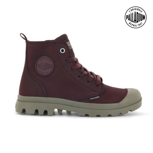 Palladium Pampa Hi Zip SL Laarzen Dames Bordeaux | NL 74WSKQA